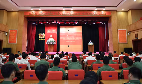 Các đại biểu dự Lễ Công bố.