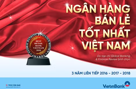 Giải thưởng của VietinBank. Giải thưởng của VietinBank.