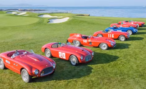 Những chiếc xe đua Ferrari cổ điển.