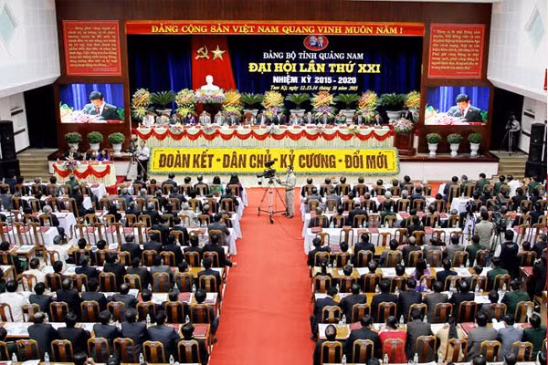 Đại hội Đảng bộ tỉnh Quảng Nam.