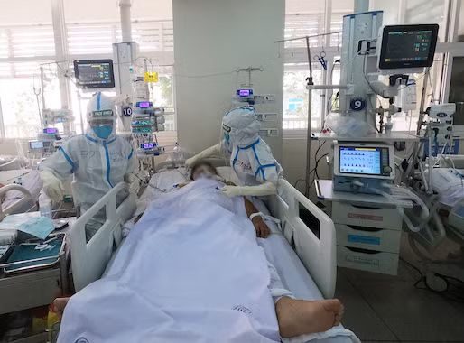 Sáng 21/7 nơi đây đang có 18 BN COVID-19 nặng đang phải chăm sóc thở máy.