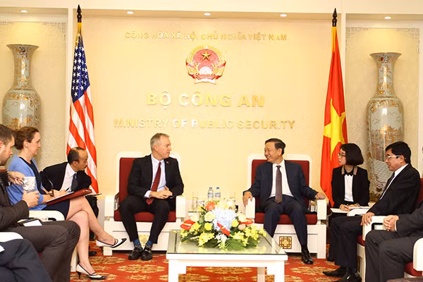 Toàn cảnh buổi tiếp.