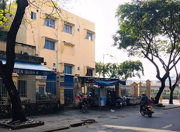 Khu vực bãi giữ xe nơi xảy ra vụ việc.