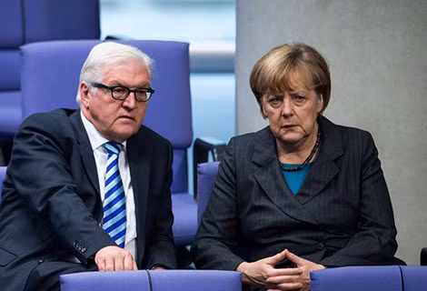 Tổng thống Steinmeier và Thủ tướng A.Merkel. Ảnh: DPA.