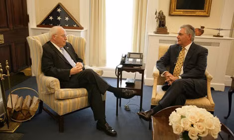 Dick Cheney và Rex Tillerson, hai trong số các chủ tịch của NPC. Dick Cheney và Rex Tillerson, hai trong số các chủ tịch của NPC.