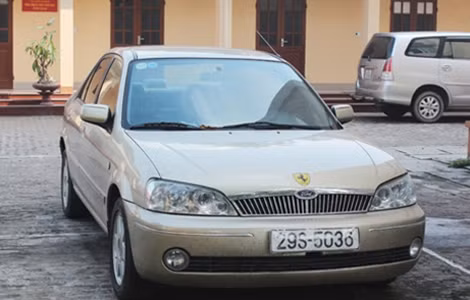 Chiếc xe tang vật vụ án.