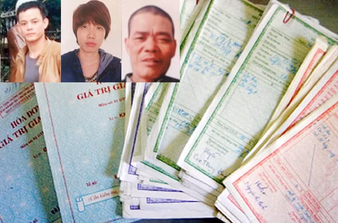 Một số đối tượng trong vụ án.