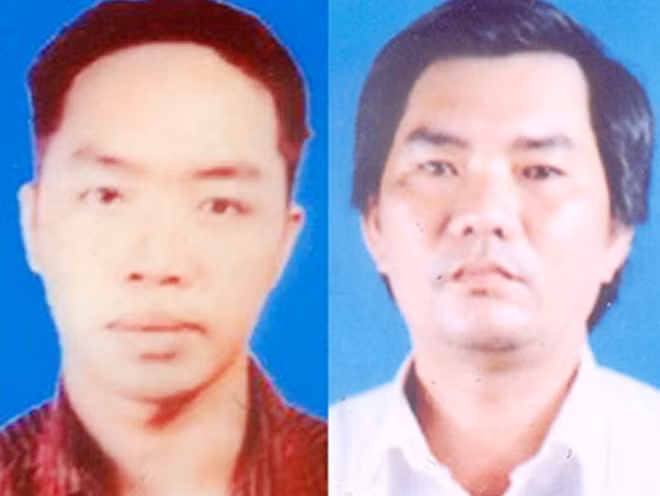 Đối tượng Tùng "Ba Thay" (trái) và đồng bọn tên Tâm đã lĩnh 15 năm tù