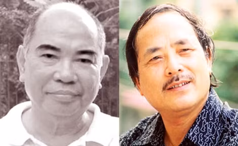 Nhà thơ Châu La Việt và nhà thơ Y Phương.