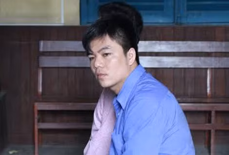 Bị cáo Trinh tại phiên tòa.