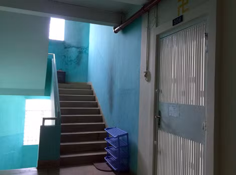 Căn hộ 506 - nơi xảy ra vụ án “thánh phục sinh” gây ra cái chết đau lòng cho cháu Vỹ.
