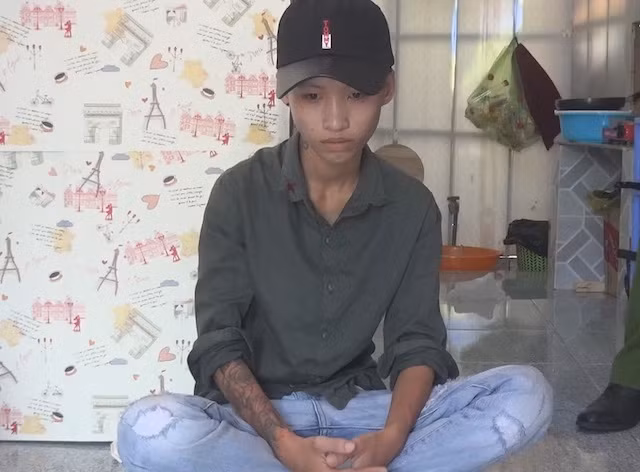 Nhi cùng tang vật.