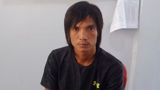 Nghi phạm bị tạm giữ.