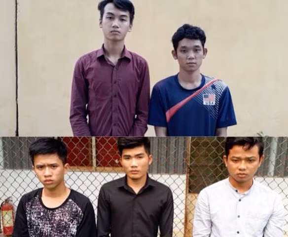 Nhóm 5 đối tượng bị khởi tố.
