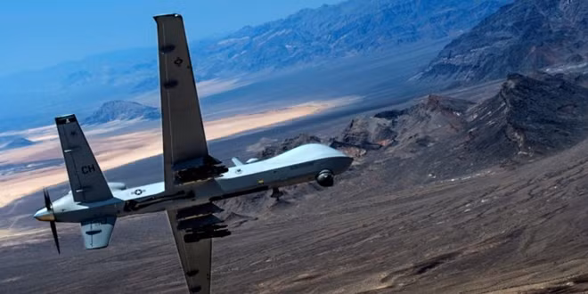 Máy bay MQ-9 Reaper đi làm nhiệm vụ ở Trung Đông.