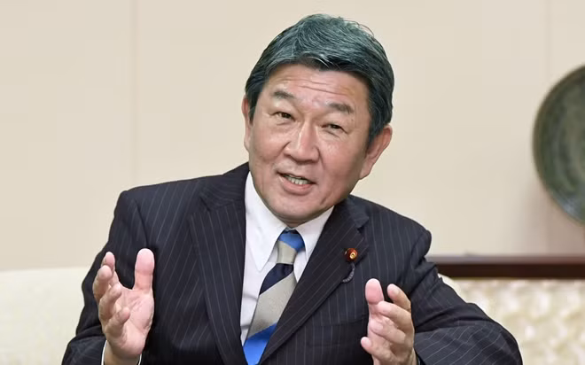 Ngoại trưởng Nhật Bản Toshimitsu Motegi. Ảnh: Nikkei