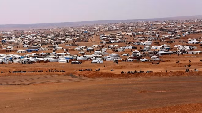 Trại tị nạn Rukban. Ảnh: ITN