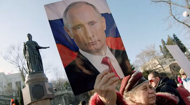 Tổng thống Putin được cho là sẽ tái tranh cử trong cuộc bầu cử Tổng thống Nga 2018. Ảnh: ITN