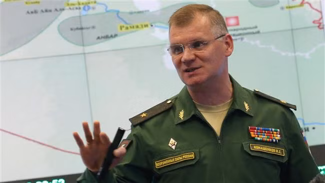 Phát ngôn viên Bộ Quốc phòng Nga Igor Konashenkov. Ảnh: ITN