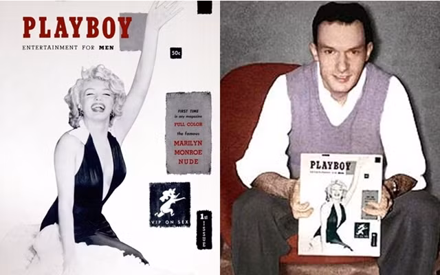 Và thế là mọi thứ đã ra đời. Vào tháng 12-1953, Hugh Hefner quyết định chi 200 USD mua ảnh màu khỏa thân của Marilyn Monroe. Ấn phẩm đầu tiên của Playboy có trang bìa với sự xuất hiện cô đào nóng bỏng bậc nhất Hollywood đã bán được gần 54.000 tờ đã bán sạch trên khắp Mỹ, đánh dấu thành công của cả nữ minh tinh và ông chủ trẻ Hugh Hefner.