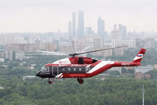 Một chiếc Mi-38 phiên bản dân sự của Nga. Ảnh: Sputnik