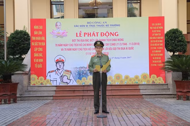 Bộ trưởng Tô Lâm phát biểu tại Lễ phát động.