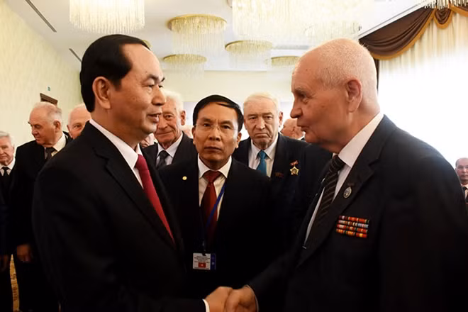 Chủ tịch nước Trần Đại Quang gặp mặt Hội Hữu nghị Belarus-Việt Nam