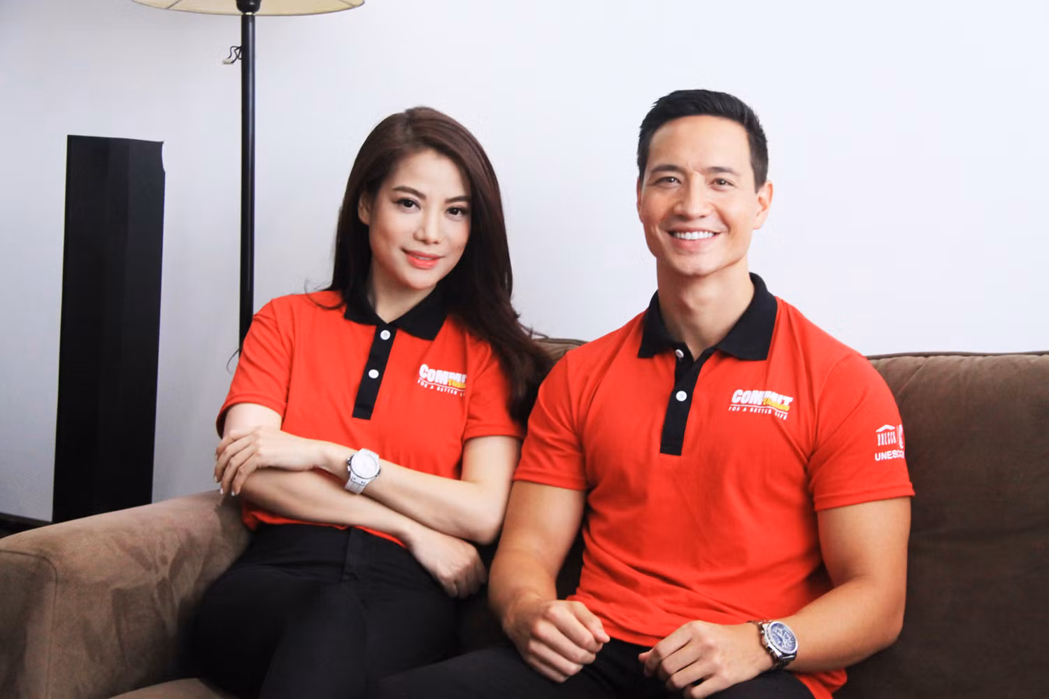 Cặp đôi phim "Hương Ga" tỏ ra hào hứng với "Commit Vietnam". Họ mong muốn sẽ có những chuyển biến tích cực trong đời sống của người dân.