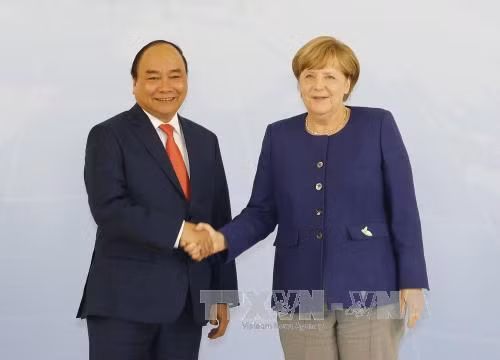 Thủ tướng Nguyễn Xuân Phúc và Thủ tướng Angela Merkel