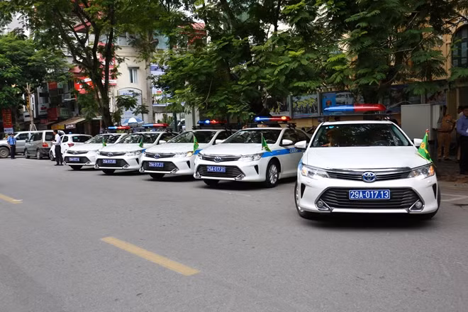 Sẽ có hơn 10 ô tô cùng CSGT Hà Nội vào Đà Nẵng làm nhiệm vụ dẫn đoàn