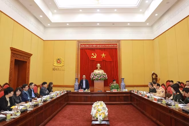 Thứ trưởng Lê Đình Thọ phát biểu