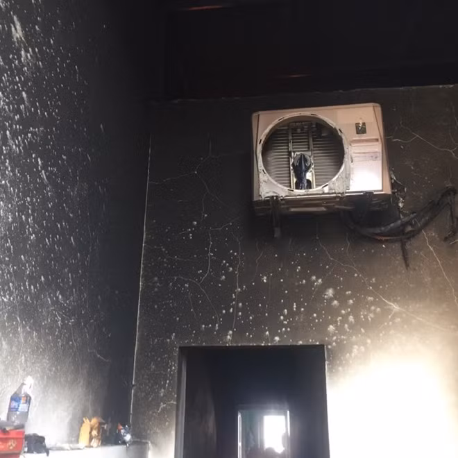 Hiện trường vụ cháy