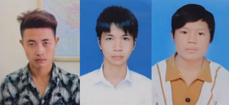 Các đối tượng Dưỡng, Hùng, Duy.