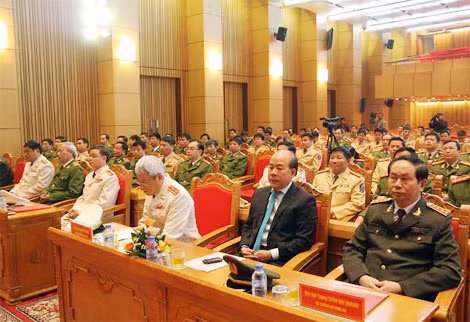 Bộ trưởng Trần Đại Quang cùng các đại biểu dự buổi Lễ. Ảnh Việt Hưng.