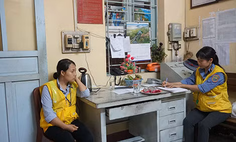 Một ca trực của chị Minh và chị Lan.
