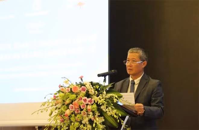 Thứ trưởng Bộ TT&TT Nguyễn Thành Hưng phát biểu tại Hội thảo.