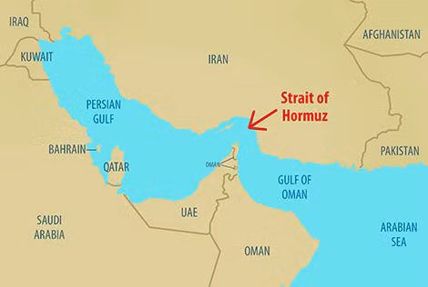 Eo biển Hormuz - yết hầu Vùng Vịnh.