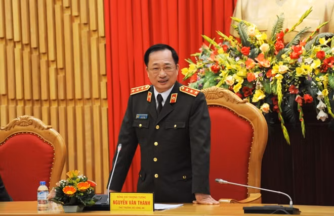 Thứ trưởng Nguyễn Văn Thành phát biểu tại buổi gặp mặt.