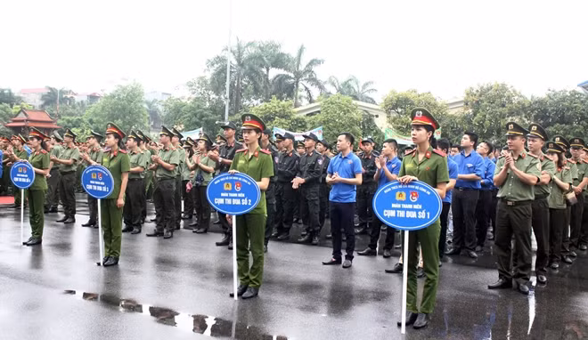 Các đơn vị Cụm trưởng các Cụm thi đua thuộc Đoàn Thanh niên Bộ Công an.