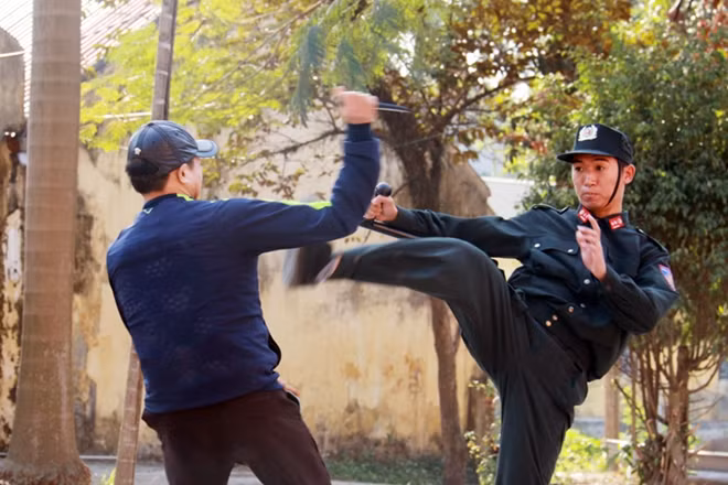 Những tình huống giáp mặt các đối tượng dùng hung khí.