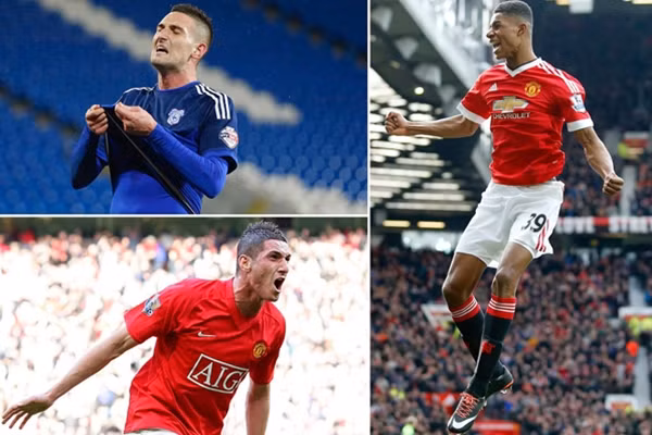 Nhiều CĐV lo sợ Rashford sẽ đi vào vết xe đổ của Macheda (trái).