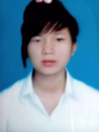 Cháu Hiền trước khi mất tích.