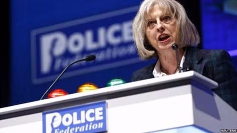 Bộ trưởng Nội vụ Anh Theresa May.