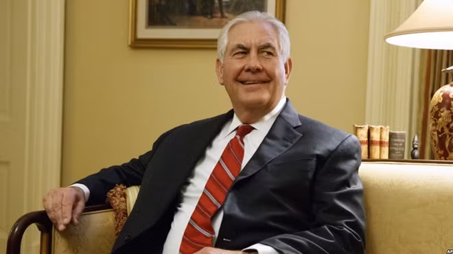 Ngoại trưởng Mỹ Tillerson (Ảnh: AP)