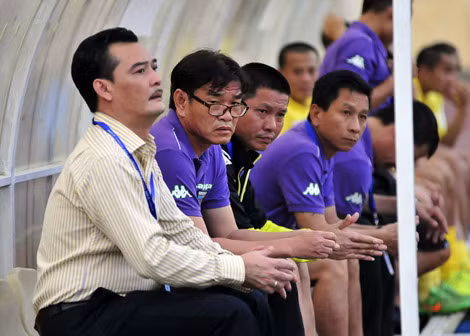 Ban huấn luyện Hà Nội T&T đau đầu về phong độ của các cầu thủ. Ảnh: H.M.
