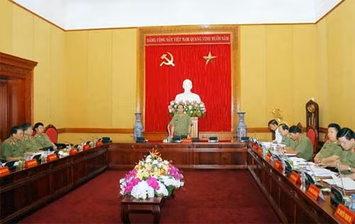 Bộ trưởng Trần Đại Quang phát biểu kết luận Hội nghị.