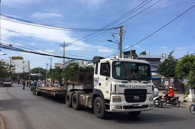 Hiện trường vụ tai nạn.