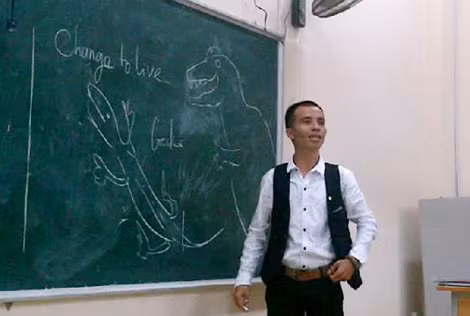 Một buổi lên lớp của thầy Thành. Một buổi lên lớp của thầy Thành.
