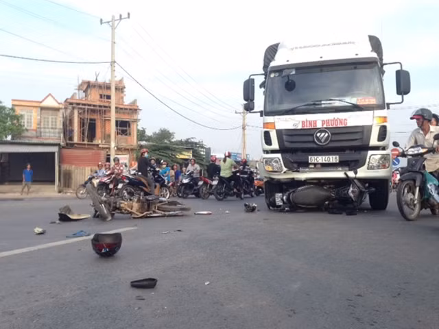 Hiện trường vụ tai nạn