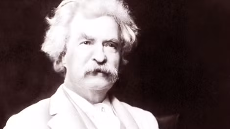 Văn hào Mỹ Mark Twain.
